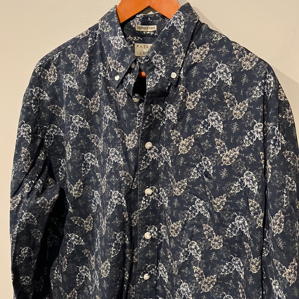Natural Issue Button Down